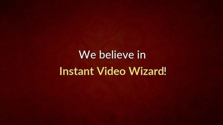 Instant Video Wizard Review and First look